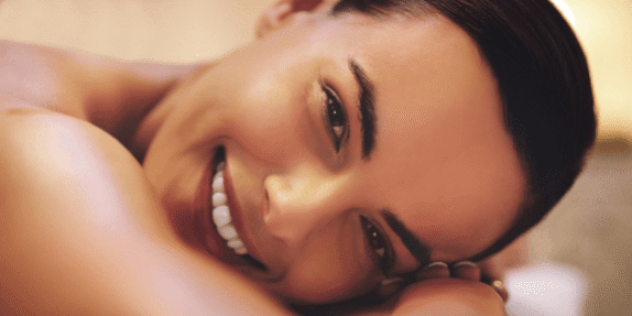 Kent Laser – Hydro2Facial Blog (1) Woman smiling after Hydro2Facial treatment